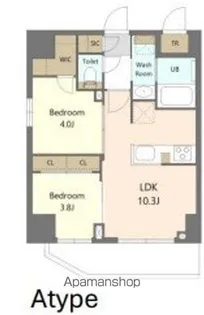 S-RESIDENCE浅草clarity【9階】の間取り