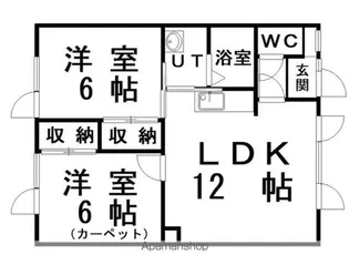 アルプス1号【103号室】の間取り