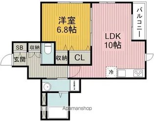 LE CIEL【1階】の間取り