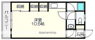 サンハイツⅡ【202号室】の間取り