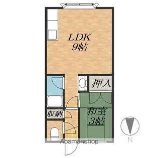 サングリーンハイツ【1階】の間取り
