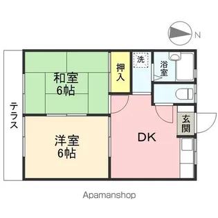 メゾンルミエール【1階】の間取り