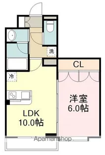 コージーコートこもれび館【513号室】の間取り
