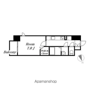 パルティール八田【10階】の間取り