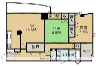 ロマネ元町【302号室】の間取り