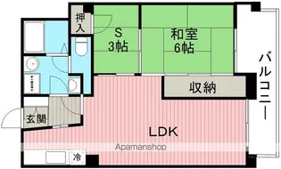 豊中グランドハイツ【8階】の間取り