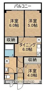 マック武蔵砂川コート【1階】の間取り