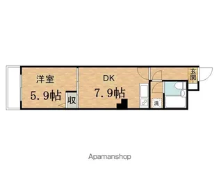 ライオンズプラザ聖蹟桜ケ丘【3階】の間取り