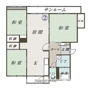 タウンズT5・3【302号室】の間取り
