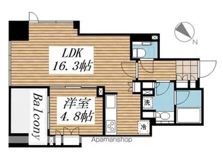 シティタワー池袋ウエストゲート【10階】の間取り