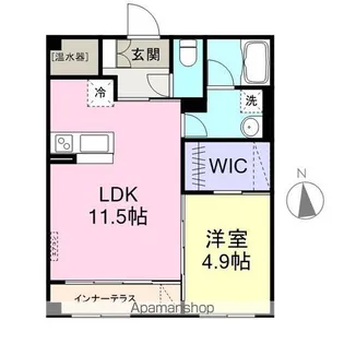 エルセラーン・プリマⅢ【203号室】の間取り