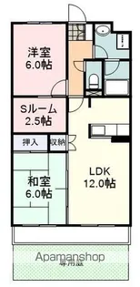 ヴェルドミール【105号室】の間取り