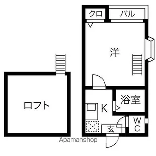 OAZO中村【105号室号室】の間取り