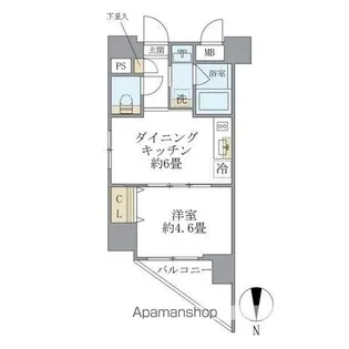 プラティーク目白【1階】の間取り