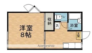 サンパレス安曇野B【201号室】の間取り