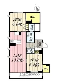 アルコーブ51【101号室】の間取り
