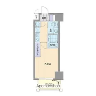 ライブコート千種【602号室】の間取り