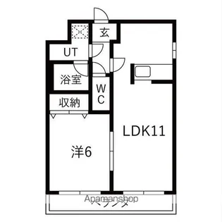 フローラYOKO【2階】の間取り