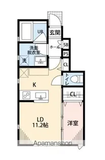 ガーデンテラス石神井公園【1階】の間取り