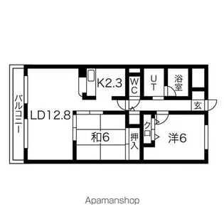 フォーサイト南鶉【2階】の間取り