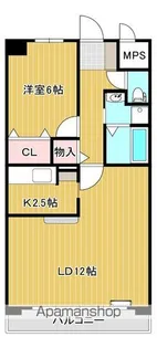 ティンカーベルB棟【303号室】の間取り