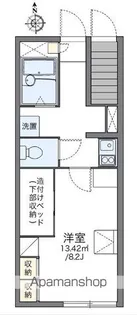 レオパレスメープル【104号室】の間取り