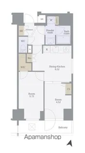 アイル王子ノルド【13階】の間取り