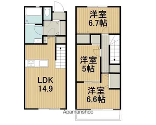 リノア【103号室】の間取り