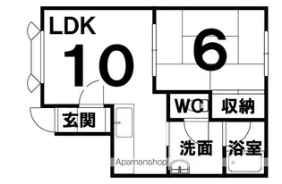 コーポサトウ【2階】の間取り