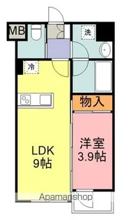 プレシャス二日町【5階】の間取り