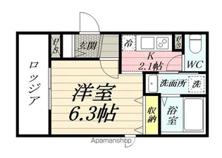 コンフォール竹中【2階】の間取り