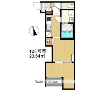 スマイラックス井尻Ⅱ【1階】の間取り