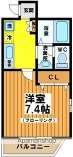 ヘスティア【1階】の間取り