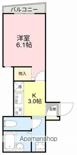 ウエルス東照宮【2階】の間取り