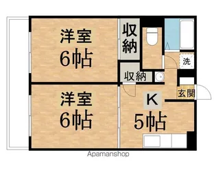 ロイヤル聖蹟【1階】の間取り
