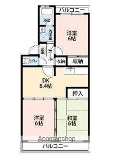 ロイヤルグリーン八千代5号棟【3階】の間取り