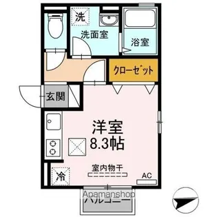 コアハウス【1階】の間取り