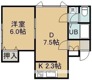 レイトンハウスⅣ【102号室】の間取り