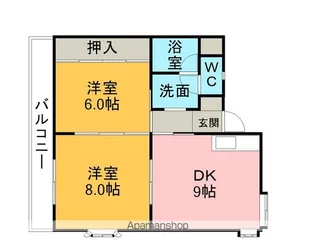 東山マンション【101号室】の間取り
