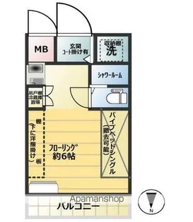 スカイコート下高井戸【7階】の間取り