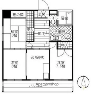イミソーレ岩倉【2階】の間取り