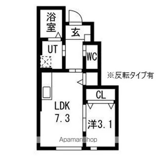 エリシオン265【1階】の間取り