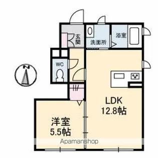 シャーメゾン大門【1階】の間取り