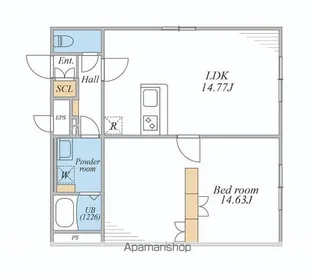 LEGALAND文京千石【3階】の間取り