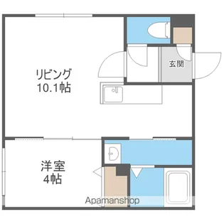 COCO中の島【1階】の間取り