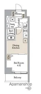 グランカーサ住吉Ⅲ【1階】の間取り