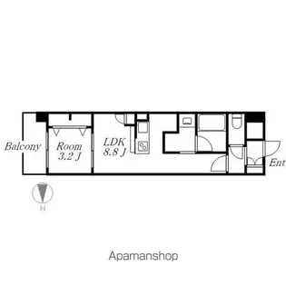 プレサンスロジェ上前津駅前 THE RESIDENCE【5階】の間取り