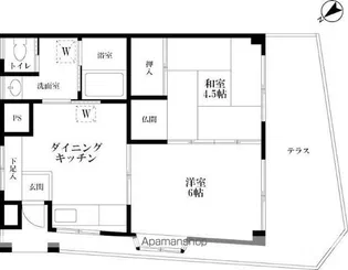 ベルエミナンス【1階】の間取り
