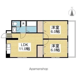 第7コートエル【601.号室】の間取り