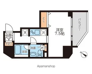 GRAN PASEO本駒込【4階】の間取り